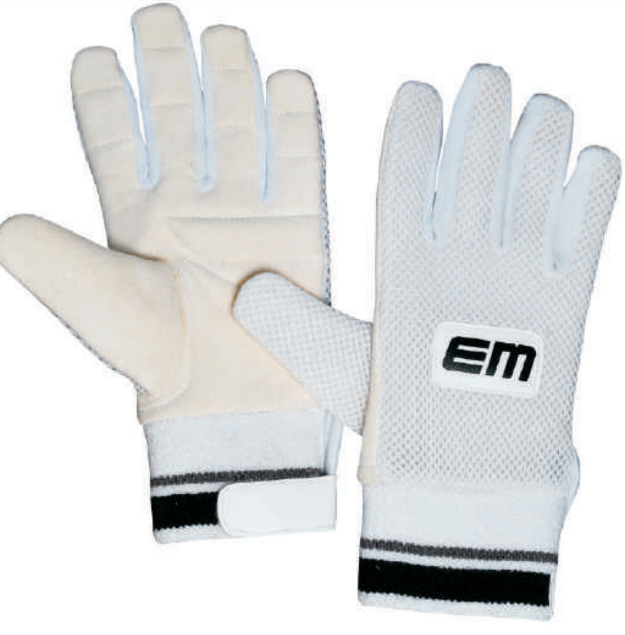 EM GT 1.0 Cricket Wicket Keeping Gloves for Adults - Premium Leather Inner Gloves for Wicket Keepers | Perfect for Practice, Matches & Professional Cricket Games