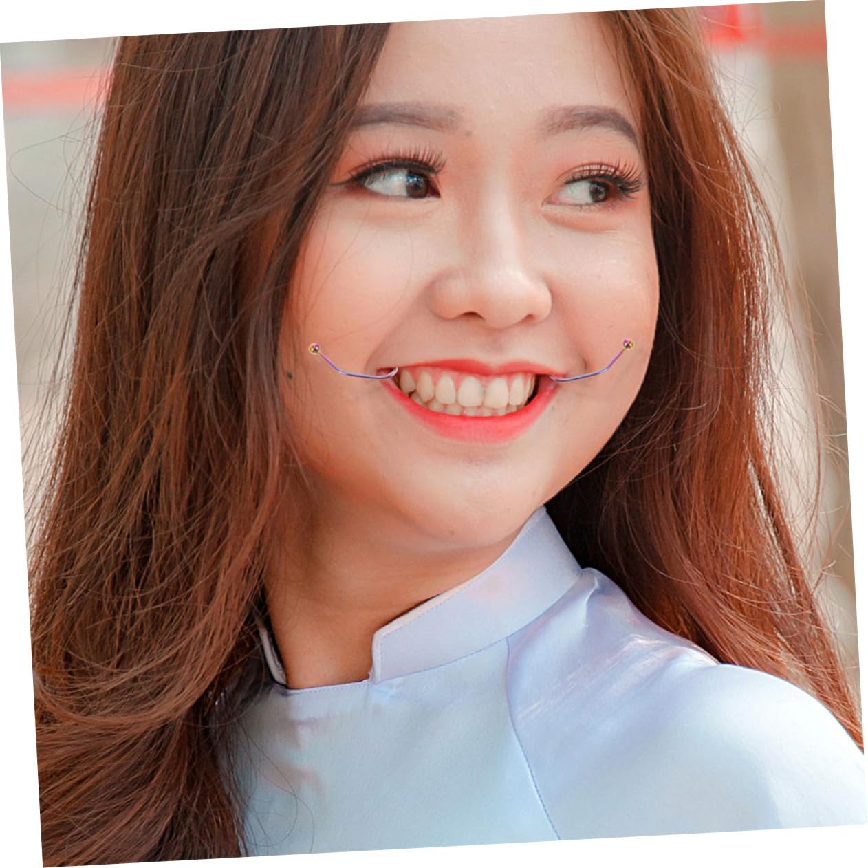KESYOO 2-Pack Stainless Steel Dimple Trainer Clips - Cheek Dimple Maker & Facial Exercise Tool for Natural Dimples | Perfect for Beauty Enhancement, Facial Massage & Cosplay Makeup