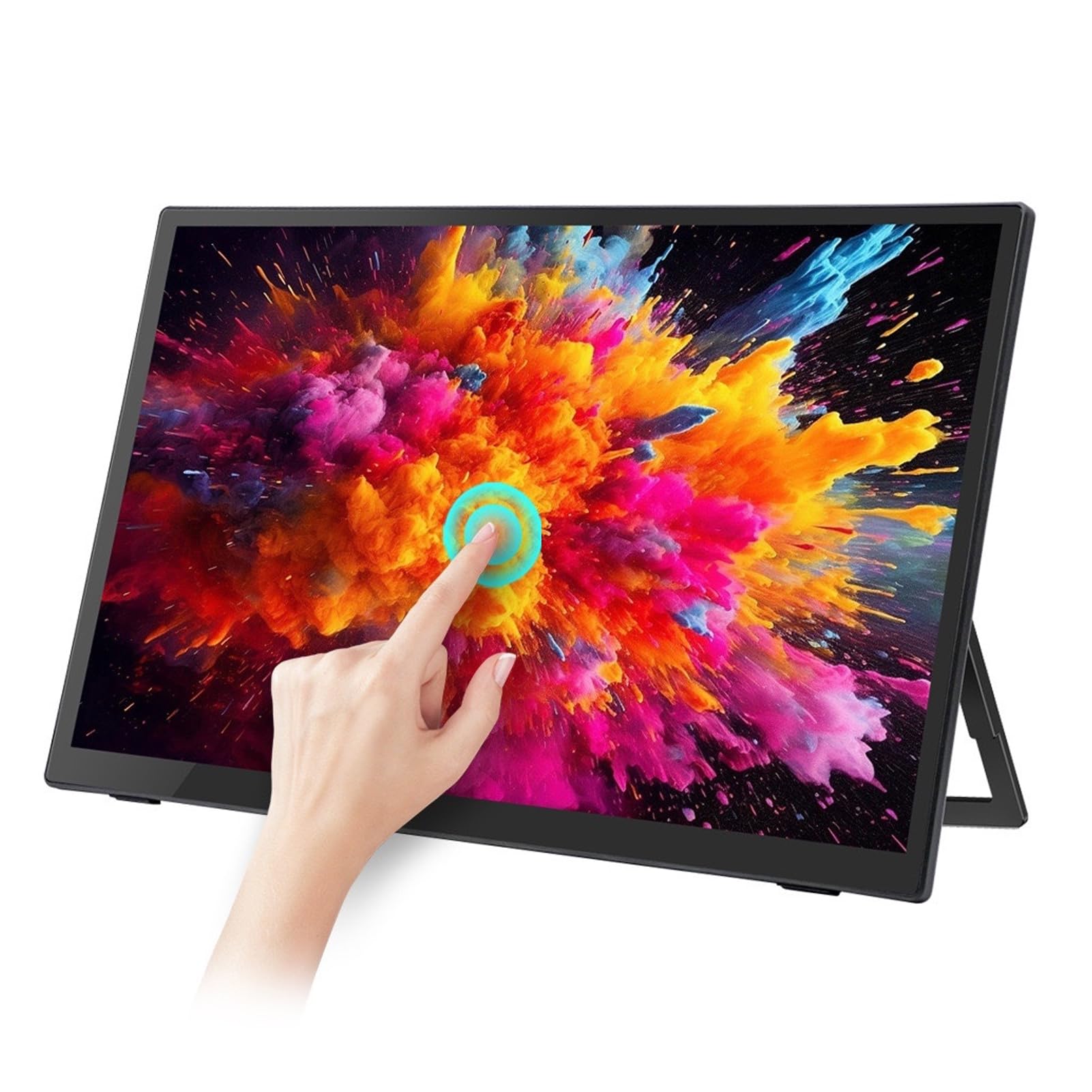 13 Inch 2.5K Portable Monitor with 2560x1600 UHD Resolution, 100% sRGB IPS Display, USB-C & HDMI Connectivity - Perfect for Gaming, Laptop Extension, Travel, and Nintendo Switch (HDR Supported)