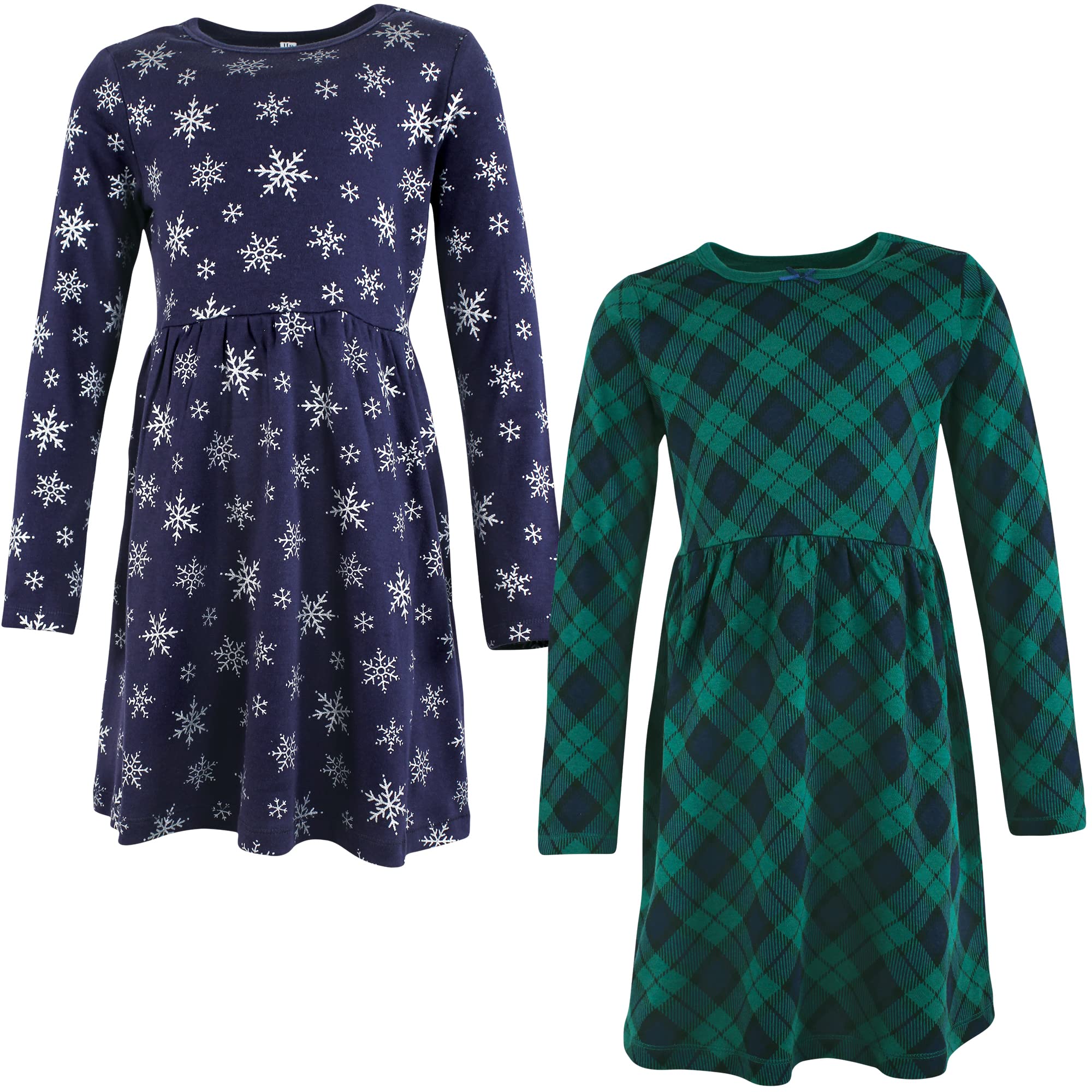 Hudson Baby Girls' Cotton Dresses - Playtime & Party Outfits