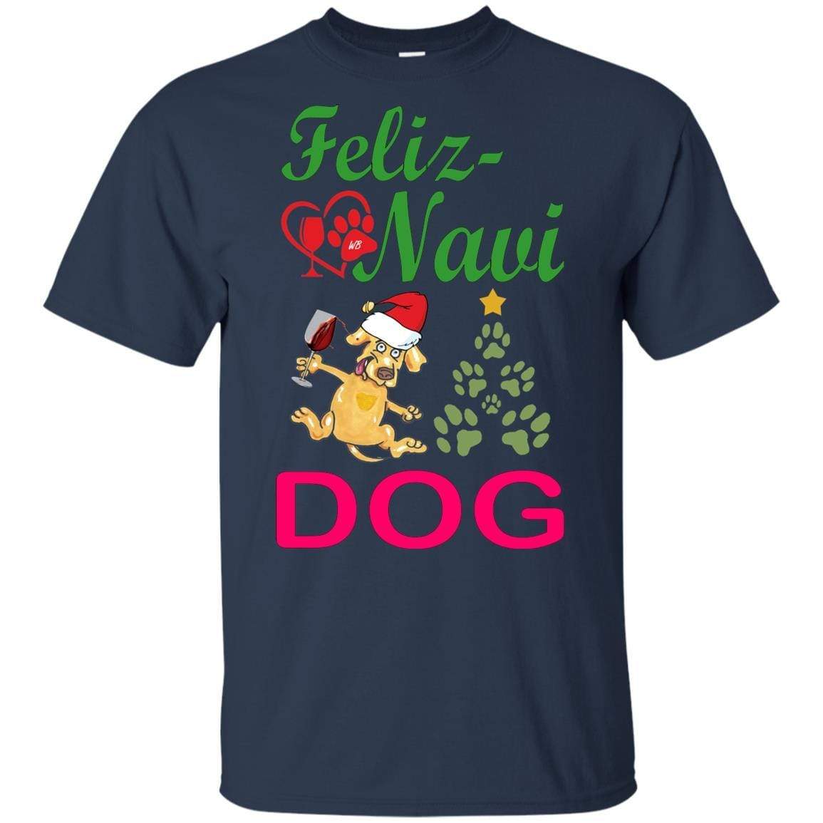 Feliz Navi Dog Youth Ultra Cotton T-Shirt | Funny Christmas Pet Lover Gift | WineyBitches.co | Perfect for Holiday Parties & Family Gatherings