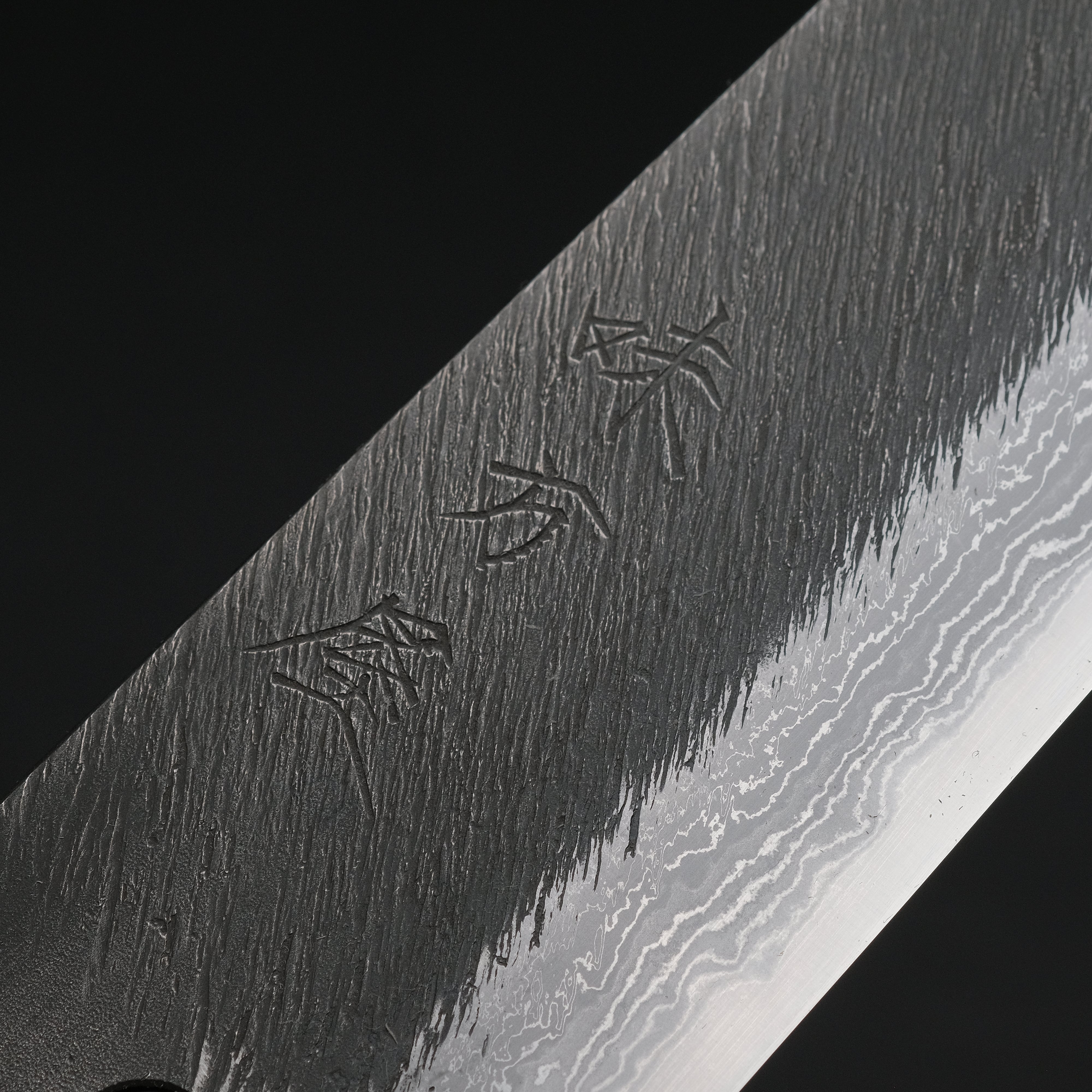Ajikataya White #2 Matsuba Damascus Gyuto 240mm Japanese Chef Knife with Olive Wood TQPRV Handle (#06) - Perfect for Sushi, Meat Slicing & Professional Kitchen Use