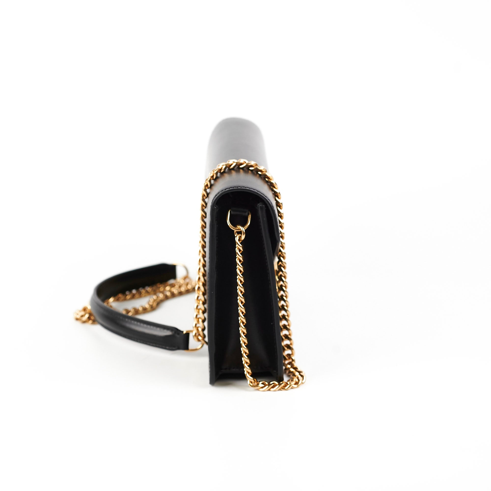 Celine Triomphe Black Wallet On Chain WOC - Stylish Crossbody Bag for Women | Perfect for Evening Parties, Date Nights & Daily Essentials