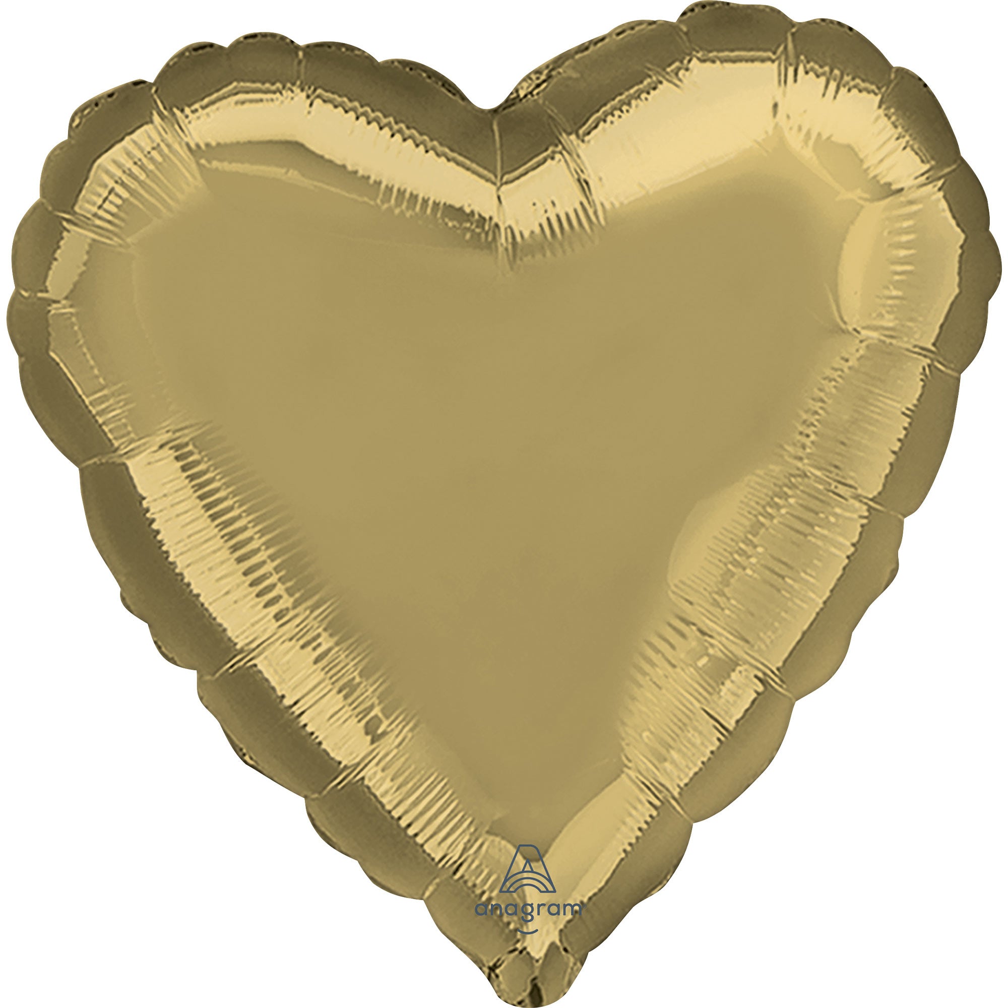 45cm Standard Heart HX White Gold Balloon for Birthday Party Decorations, Wedding Anniversary, Baby Shower & Romantic Events - Elegant Foil Balloons for Special Occasions