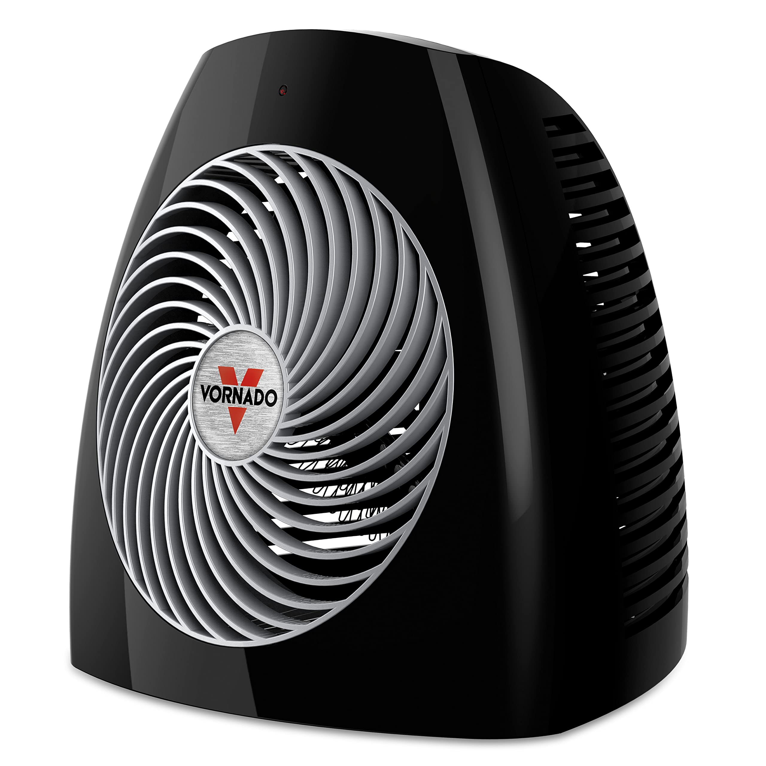 Vornado MVH Space Heater with 3 Heat Settings, Adjustable Thermostat, Tip-Over Protection & Auto Shut-Off - Fast Whole Room Heating for Winter | Ideal for Bedroom, Office, Living Room & Indoor Use | Energy Efficient & Safe (Black)