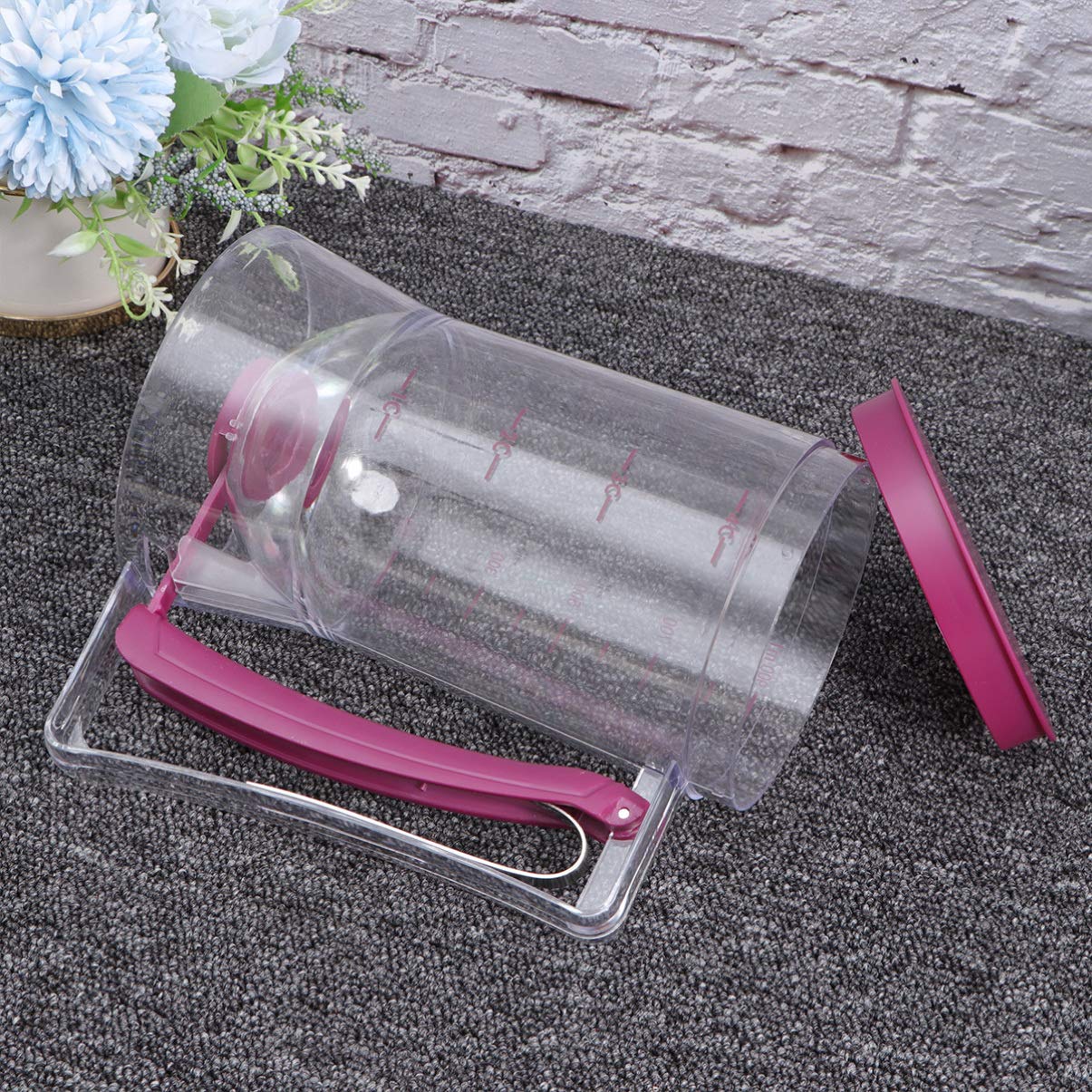 DOITOOL Muffin Mix Label Dispenser - Baking Tool for Cupcakes, Pancakes, Waffles & Crepes - Easy Pour Batter Dispenser for Perfect Baking - Ideal for Home Bakers, Bakeries & Cafes