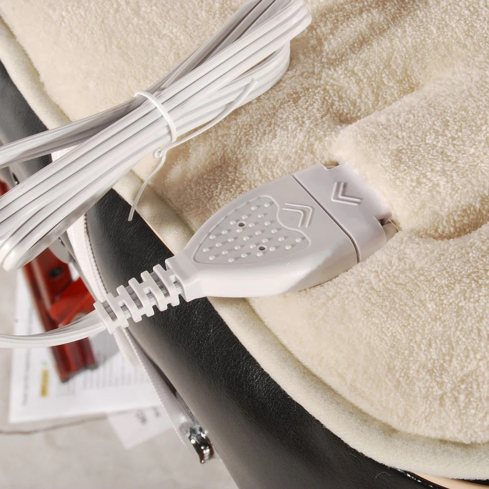 Electric Heating Pad with Remote Control - Soft & Adjustable Warmth for Pain Relief, Muscle Relaxation - Perfect for Back, Shoulder & Leg Pain at Home or Office