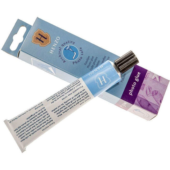 Henzo Photo Glue 50ml - Acid-Free Adhesive for Scrapbooking, Photo Albums & Crafting - Safe for Photos & Paper Projects