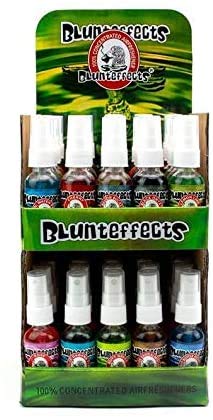 Blunteffects Air Freshener - 50 Assorted Bottles, Car & Home Air Freshener with Multiple Scents & Flavors | Perfect for Vehicles, Offices, and Small Spaces