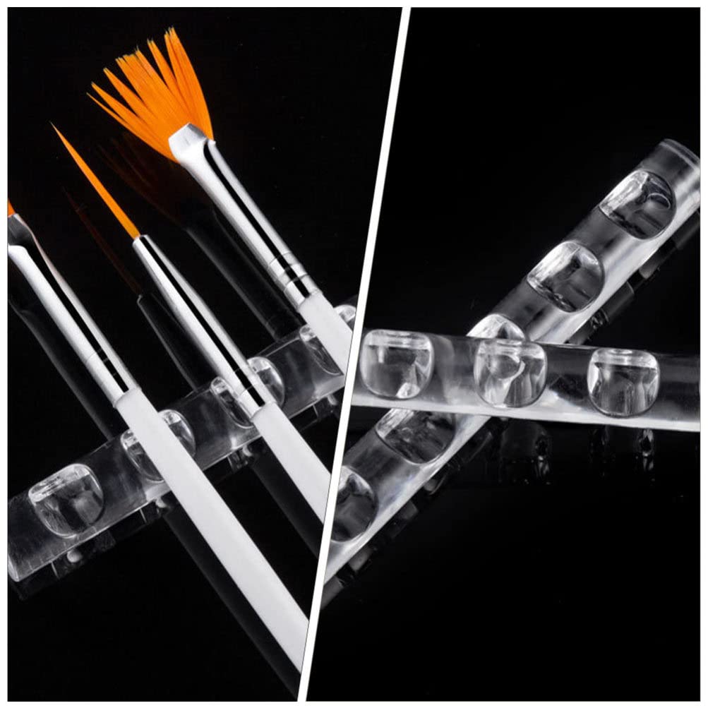 6-Piece Nail Pen Holder Set - Professional Nail Salon Organizer for Brushes, Drawing Pens & Manicure Tools | Perfect for Nail Art, Salon Storage & Home Manicure Stations
