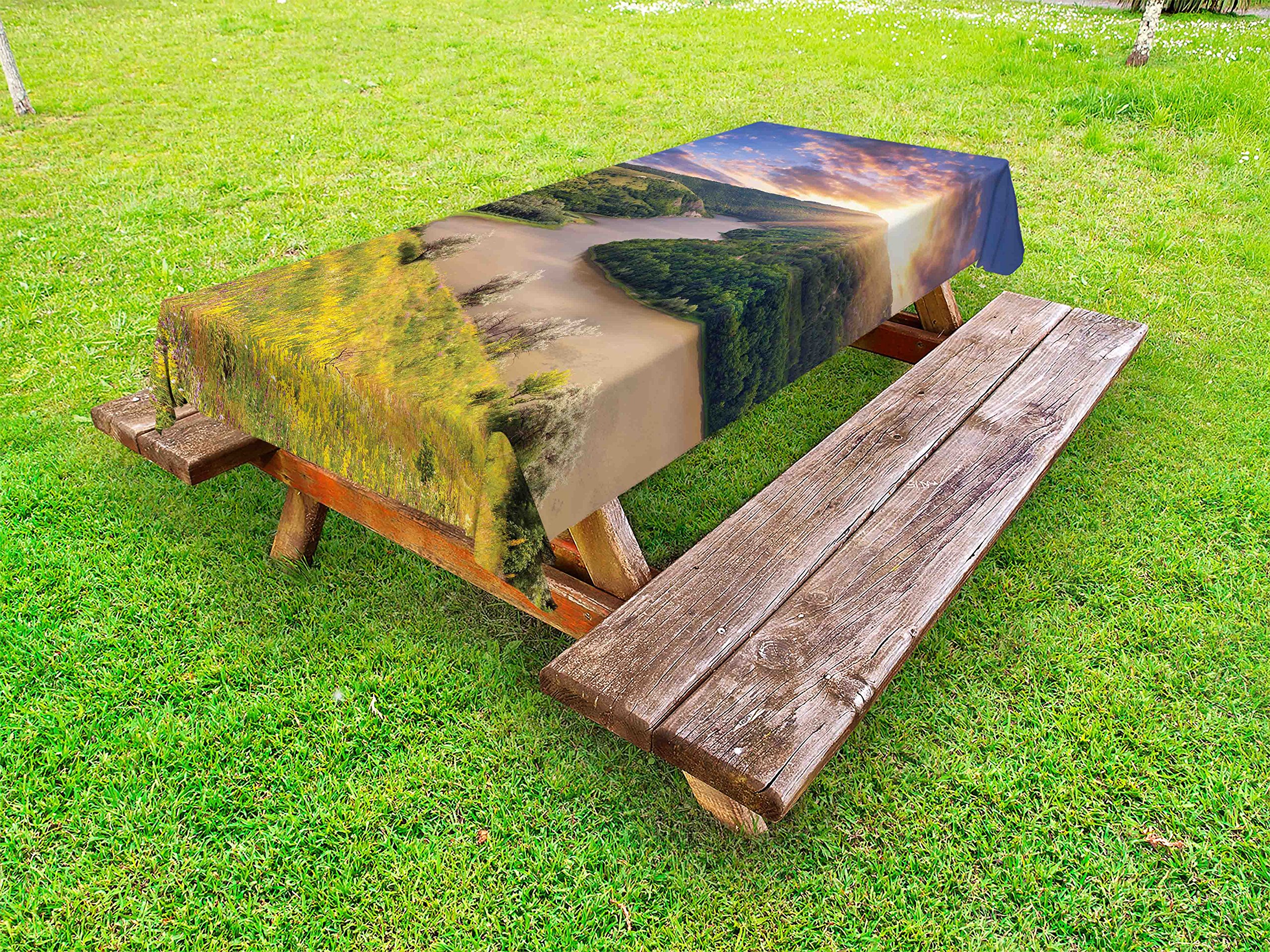 Ambesonne Waterproof Picnic Tablecloth - 58