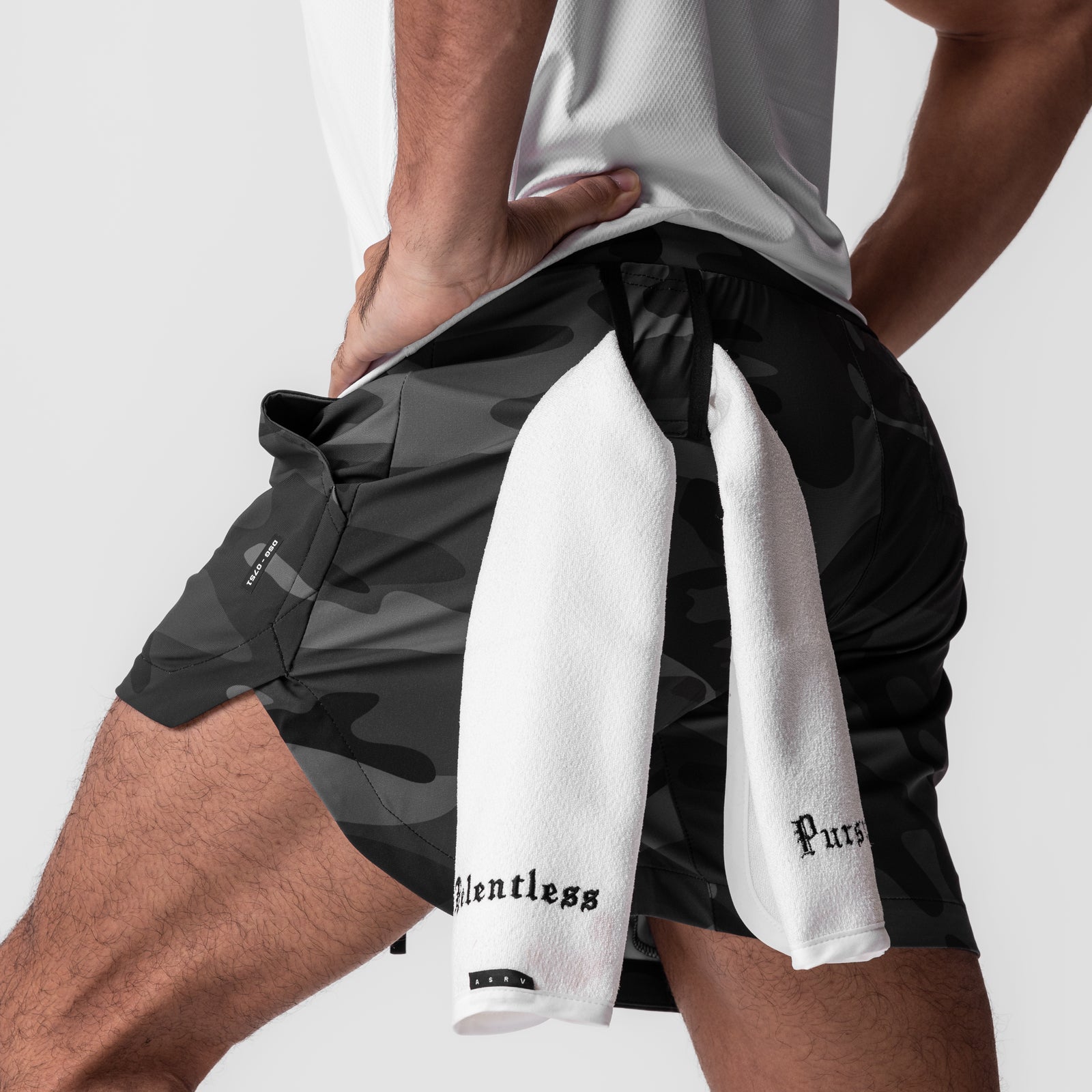 Tetra Lite® 5 Linerless Short - Black Camo Wings for Men | Comfortable Athletic Underwear | Perfect for Gym, Running & Outdoor Activities