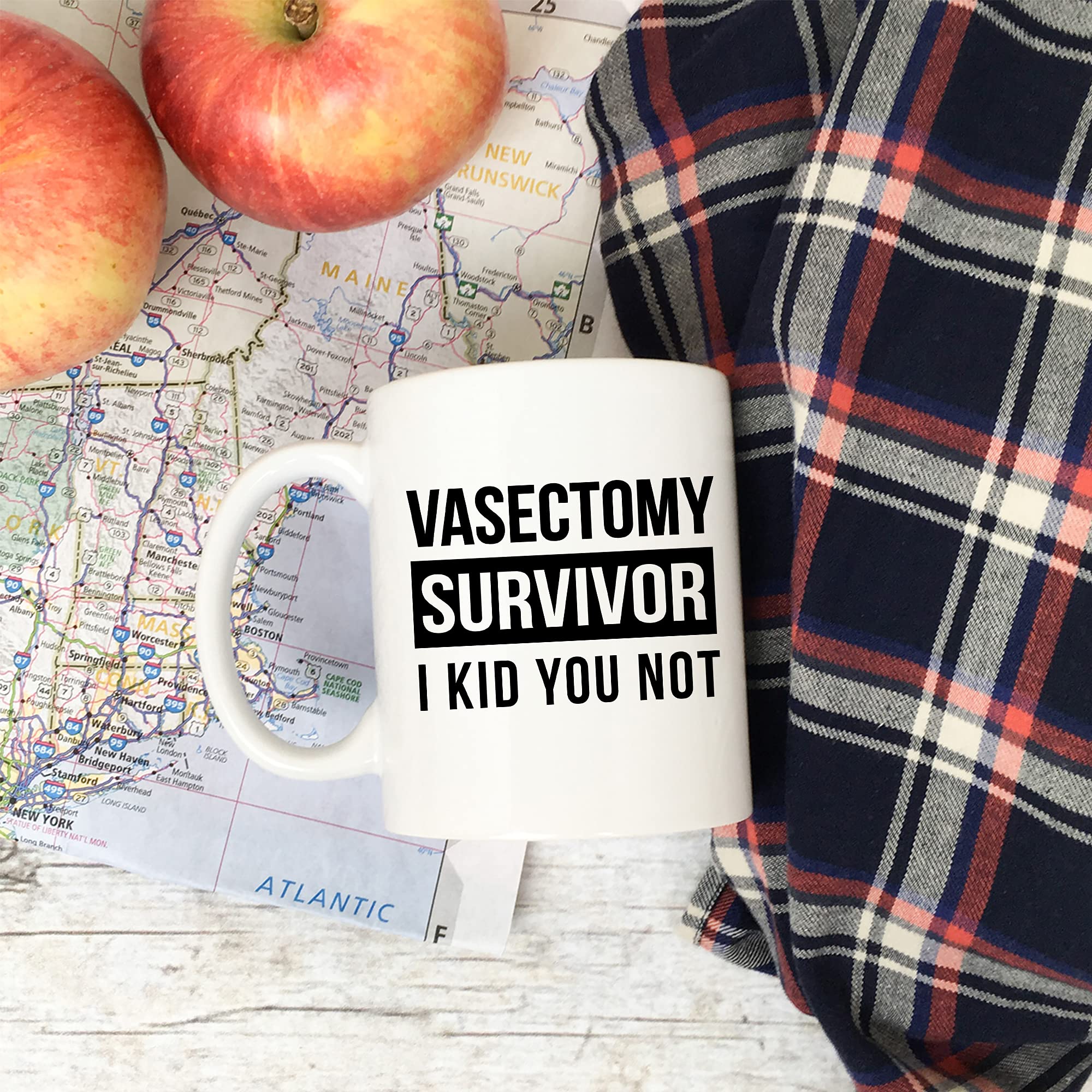 Funny Vasectomy Coffee Mug for Men - 11oz White Ceramic Cup - Humorous Get Well Gift for Vasectomy Recovery - Perfect for Post-Surgery Coffee Breaks & Doctor Appointments