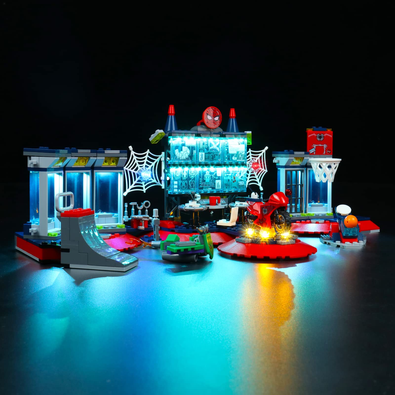 BrickBling LED Light Kit for Lego Spiderman Building Set 76175 - DIY Lighting Decoration for Lego Models (Lights Only, No Lego Included) | Perfect Gift for Spider-Man Fans | Enhance Your Lego Display for Home, Office, or Collection Showcase
