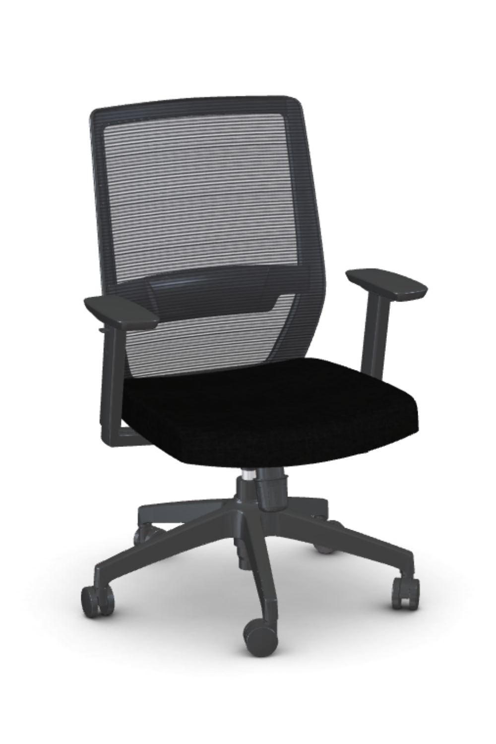 Friant Vektor FD00251 Ergonomic Mesh Task Chair - Adjustable Height & Lumbar Support for Office, Home, and Gaming Use