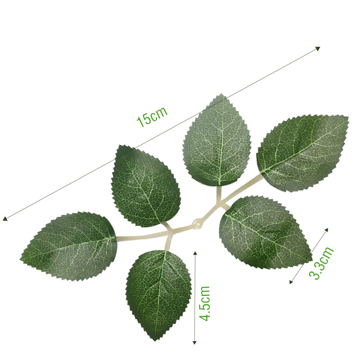 60 Pcs Artificial Rose Flower Leaves & Greenery - DIY Wedding Bouquets, Centerpieces, Party Decorations - Perfect for Bridal Bouquets, Table Arrangements & Home Decor