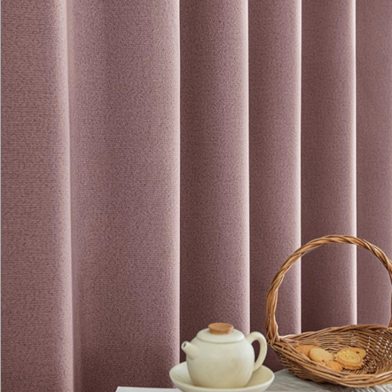 Teresa Fire Retardant Blackout Curtains - Herringbone Pattern Thermal Insulated Drapes for Bedroom & Living Room | Custom Size Window Treatment for Home Safety & Light Blocking