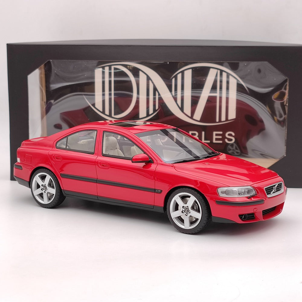 1/18 Scale Volvo S60 R 2003 Limited Edition Red Resin Model Car - Collectible Diecast Toy for Adults, Display & Gift for Car Enthusiasts - Perfect for Home Office Decoration, Car Show Display & Birthday Gifts