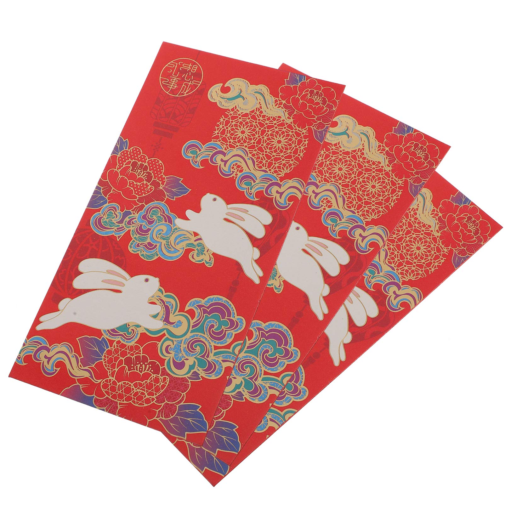 NUOBESTY 8Pcs Chinese New Year Red Envelopes - Lucky Money Packets for Gifts, Hong Bao with Festive Designs | Perfect for Lunar New Year Celebrations, Birthday Wishes & Wedding Blessings