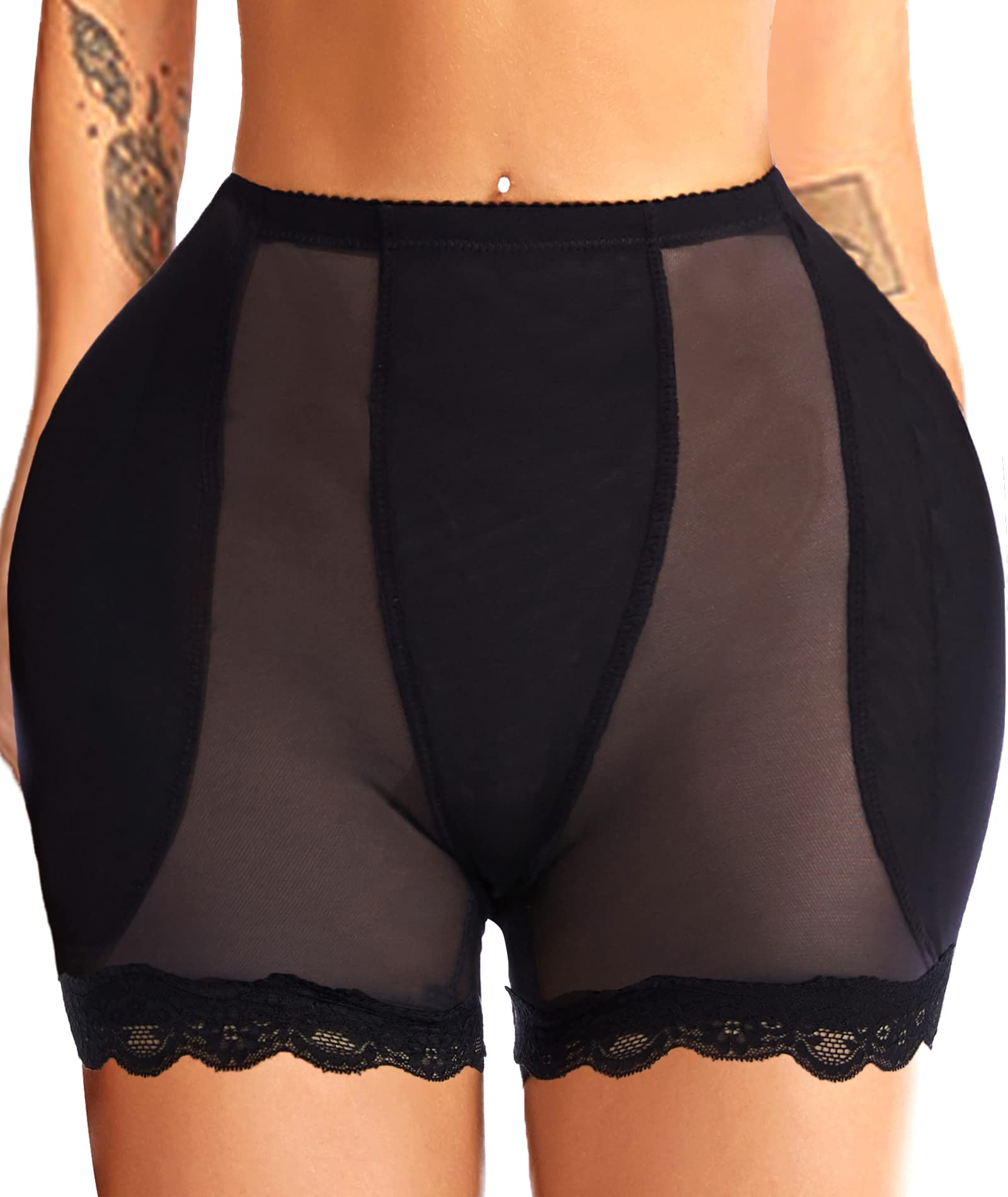 VENDAU Women's Hip Enhancer Pads - Butt Lift Shapewear with Hip Dip Pads for Curvy Silhouette | Padded Underwear for Bigger Fake Butt | Perfect for Body Shaping, Cosplay & Special Occasions