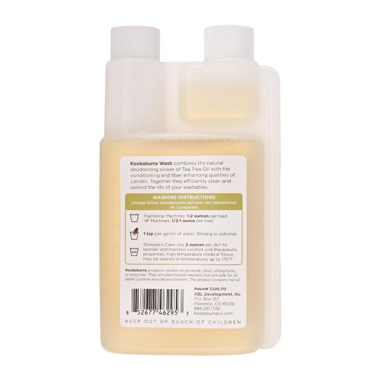 Kookaburra Wool Wash - Unscented Delicate Fabric Detergent for Hand & Machine Washing (16 oz) - Gentle Care for Wool, Cashmere & Baby Clothes