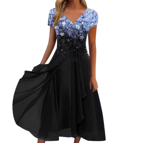 Blue Floral/Black