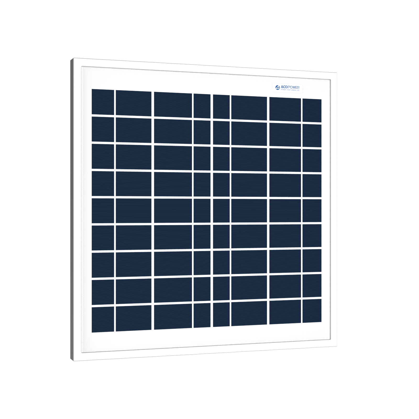 ACOPower 15W Polycrystalline Solar Panel - 12V Battery Charger for RV, Boat, Camping & Off-Grid Power Supply | Portable Solar Charging Solution for Outdoor Adventures