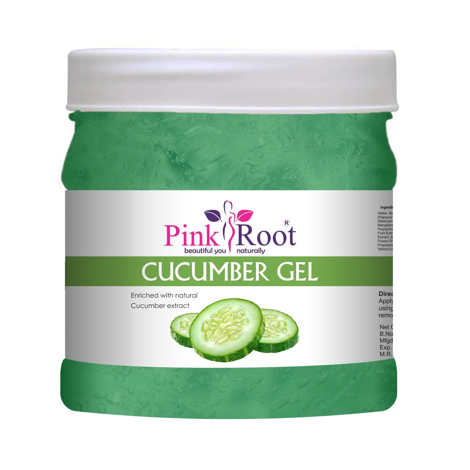 Pink Root Cucumber Gel 500g with Cocoa Butter Cold Cream 500g - Hydrating Skincare Set for Dry Skin, Perfect for Daily Moisturizing & Night Care Routine