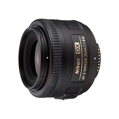 Nikon AF-S DX NIKKOR 35mm f/1.8G Prime Lens for Portrait, Low Light & Street Photography - Compatible with Nikon DSLR Cameras