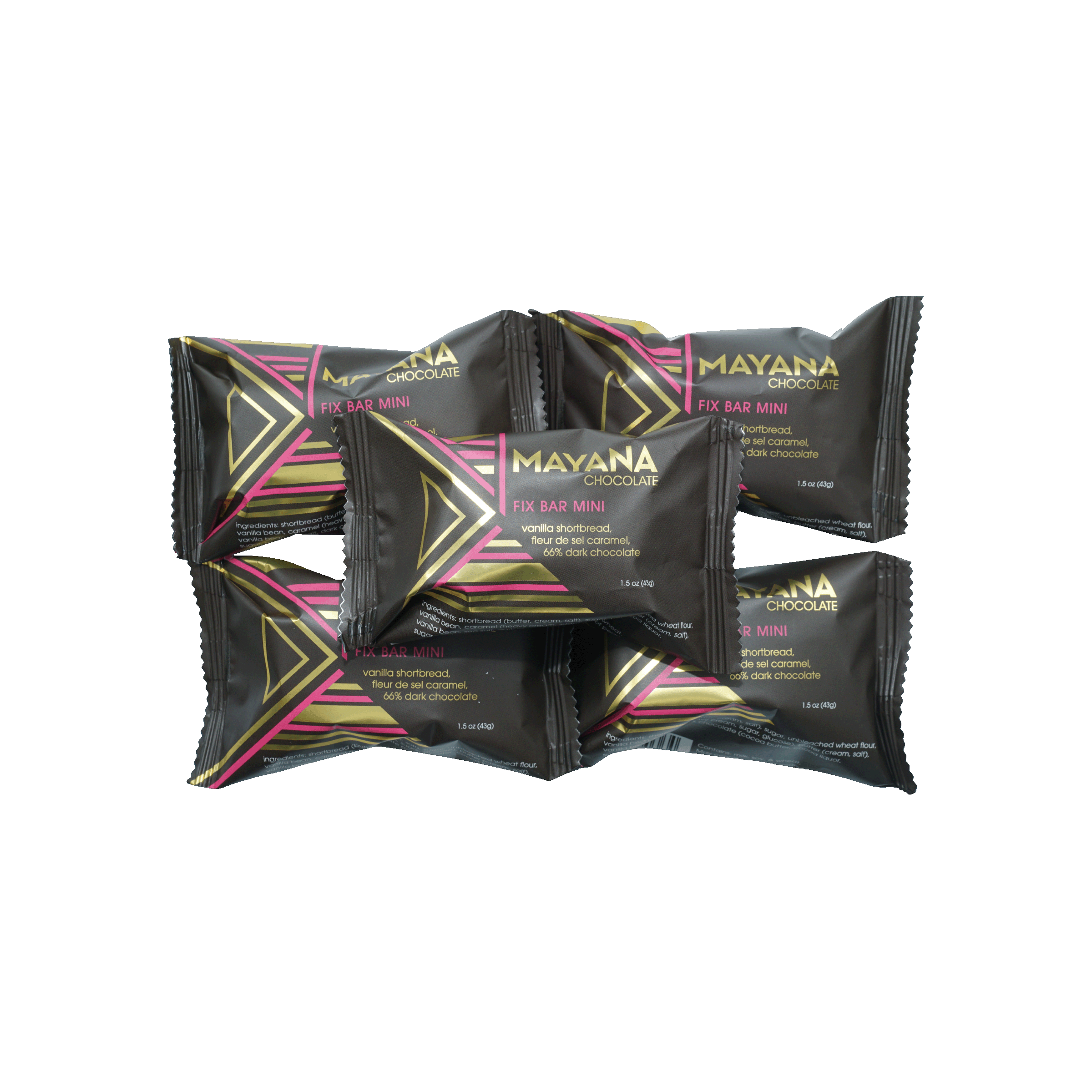 Delicious Mayana Chocolate Mini Fix Bar - Premium Dark Chocolate Snack for Energy Boost - Perfect for Office, Travel & Gifting