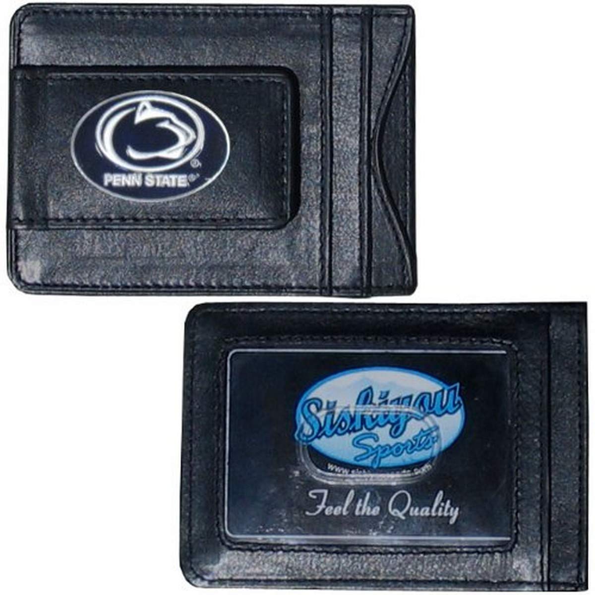 Siskiyou Sports NCAA Leather Wallet - Slim Bifold Cash and Card Holder for Men & Women | Perfect for Game Day, Travel, and Everyday Use
