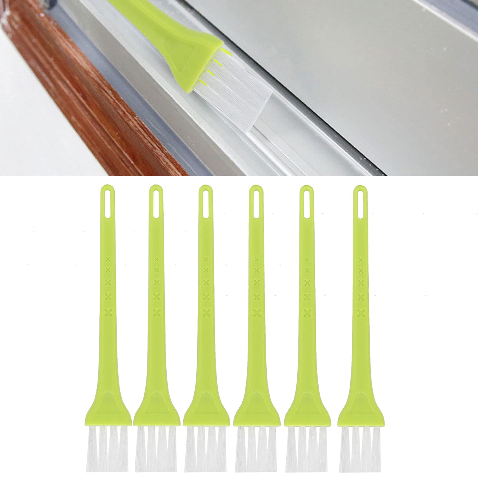 6-Pack Electric Shaver Cleaning Brushes - Small Trimmer Gap Dustpan Cleaner with Mini Nylon Bristles for Electric Razor Maintenance | Perfect for Travel, Home & Salon Use