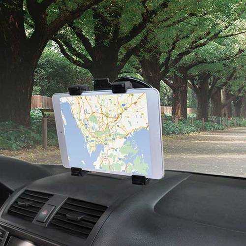 Adjustable Suction Cup Car Mount Holder for 7-11 Inch Tablets - Secure Hands-Free Viewing for GPS Navigation & Entertainment While Driving
