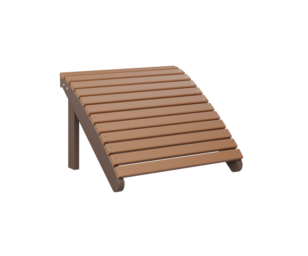 Berlin Gardens Adirondack Footstool - Outdoor Patio Furniture, Durable Weather-Resistant Wooden Ottoman for Deck, Garden & Poolside Relaxation