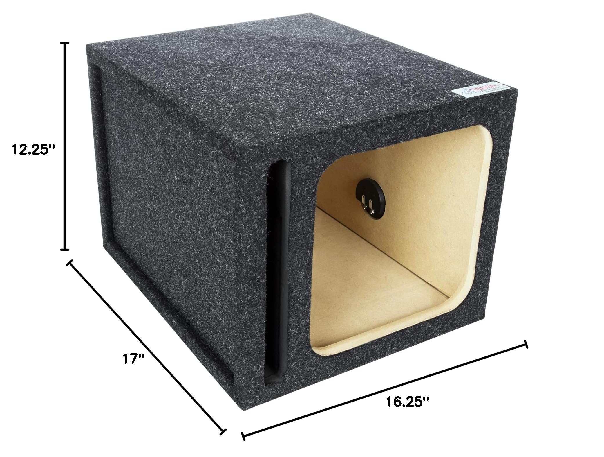 Bbox Single Vented 10 Inch Subwoofer Enclosure for Kicker L5 & L7 - Premium Sealed Box Enhances Bass & Sound Quality | Perfect for Car Audio Systems & Home Theater Setup