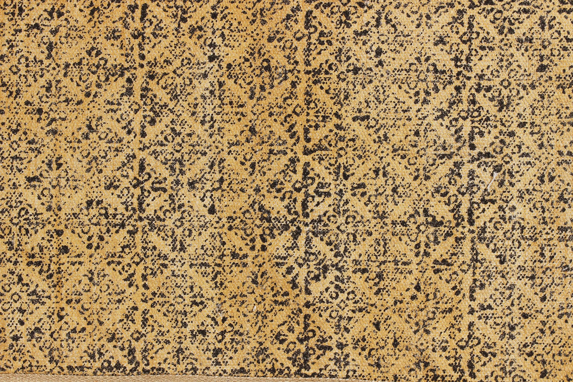 12x18 Ft Bronze & Yellow Cotton Dhurrie Oriental Kilim Rug - Rectangular Flatweave Carpet for High Traffic Areas | Indoor & Outdoor Use | Perfect for Bedroom, Dining Room, Living Room Decor | Durable & Stylish Home Accent