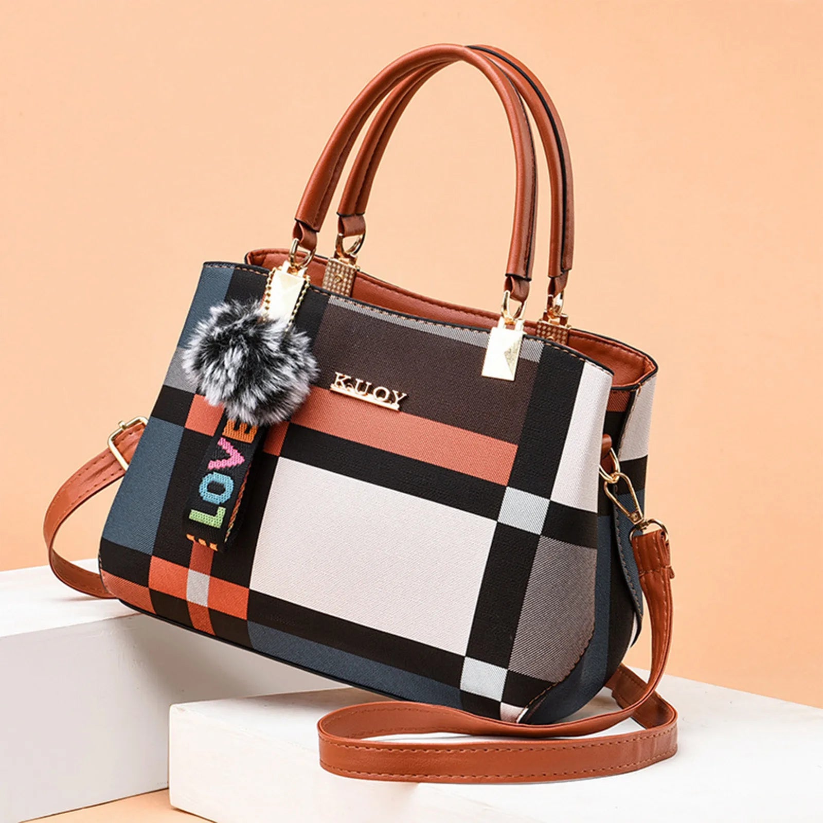 Luxury Designer Handbags for Women - European & American Style Crossbody Shoulder Bag - Nylon Fashion Purse for Daily Use, Travel & Shopping