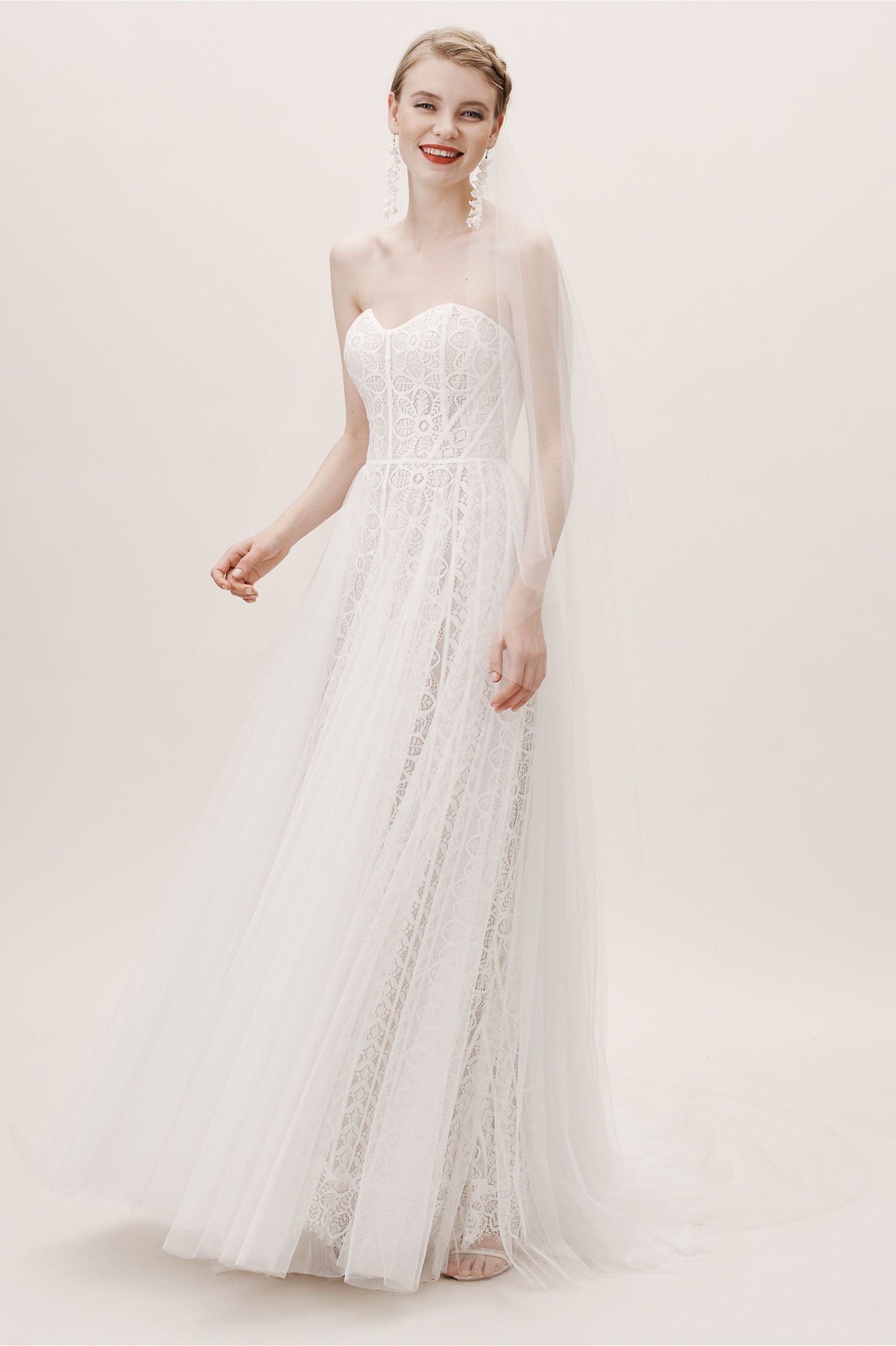 BHLDN Willowby Cordova Ophelia 53702 Wedding Gown - Elegant Lace Bridal Dress for Beach, Garden & Boho Weddings