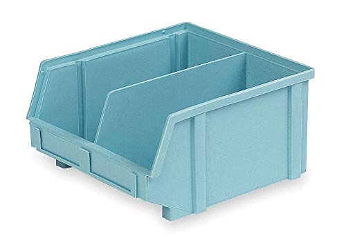 Lewisbins Hang and Stack Bin - Light Blue Storage Organizer, 12.875