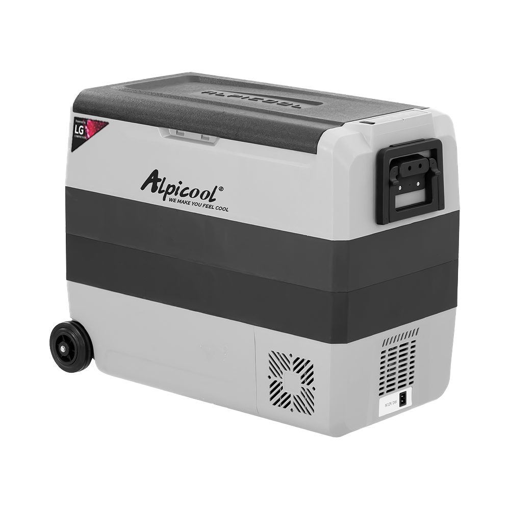 Alpicool LGT60 12V/24V Portable Car Refrigerator - 60L Dual Zone Freezer & Fridge for Camping, Road Trips, RV & Outdoor Adventures