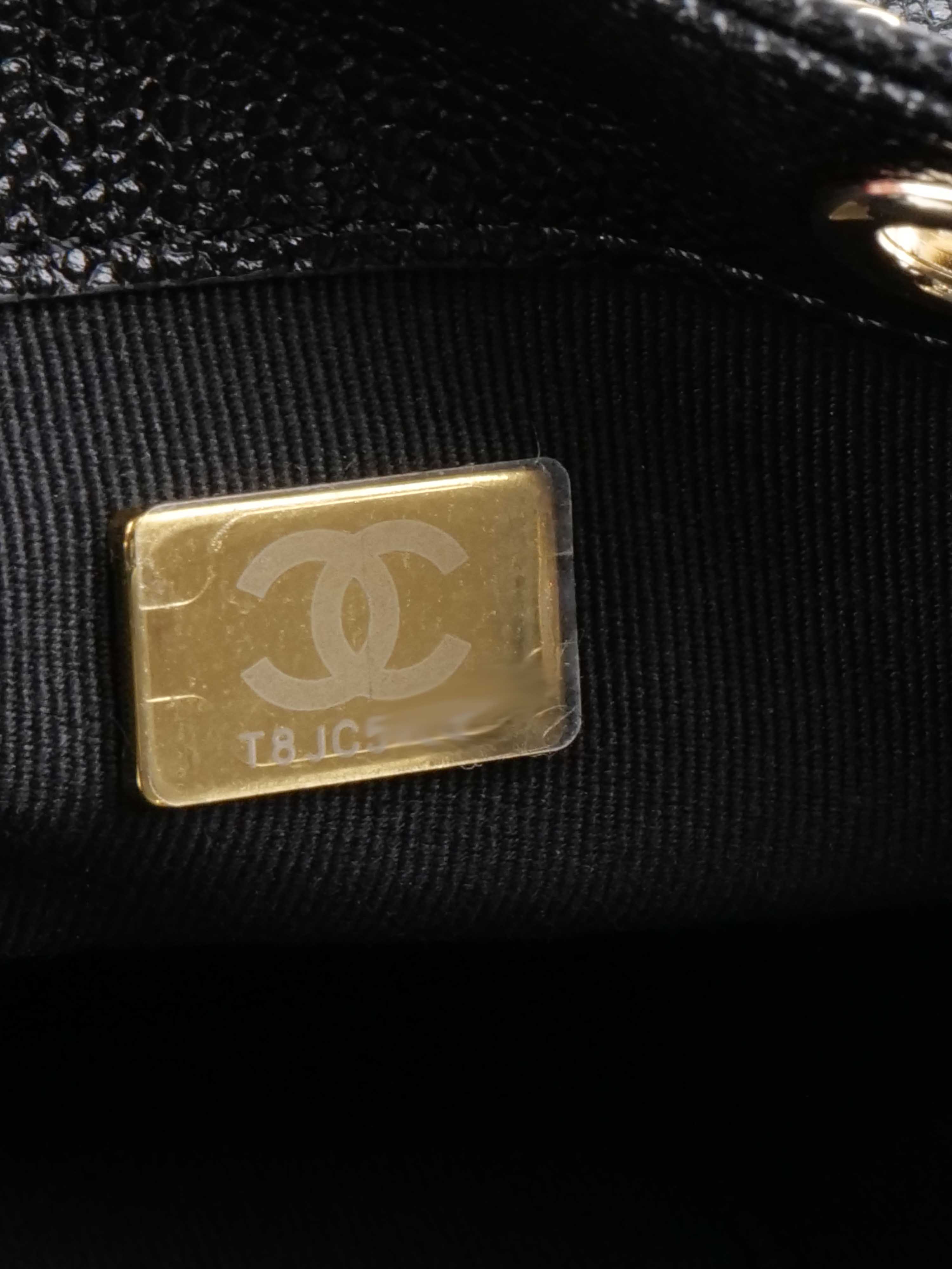 Chanel Black Caviar Leather Backpack for Women | Luxury Designer Handbag for Travel, Work & Everyday Use