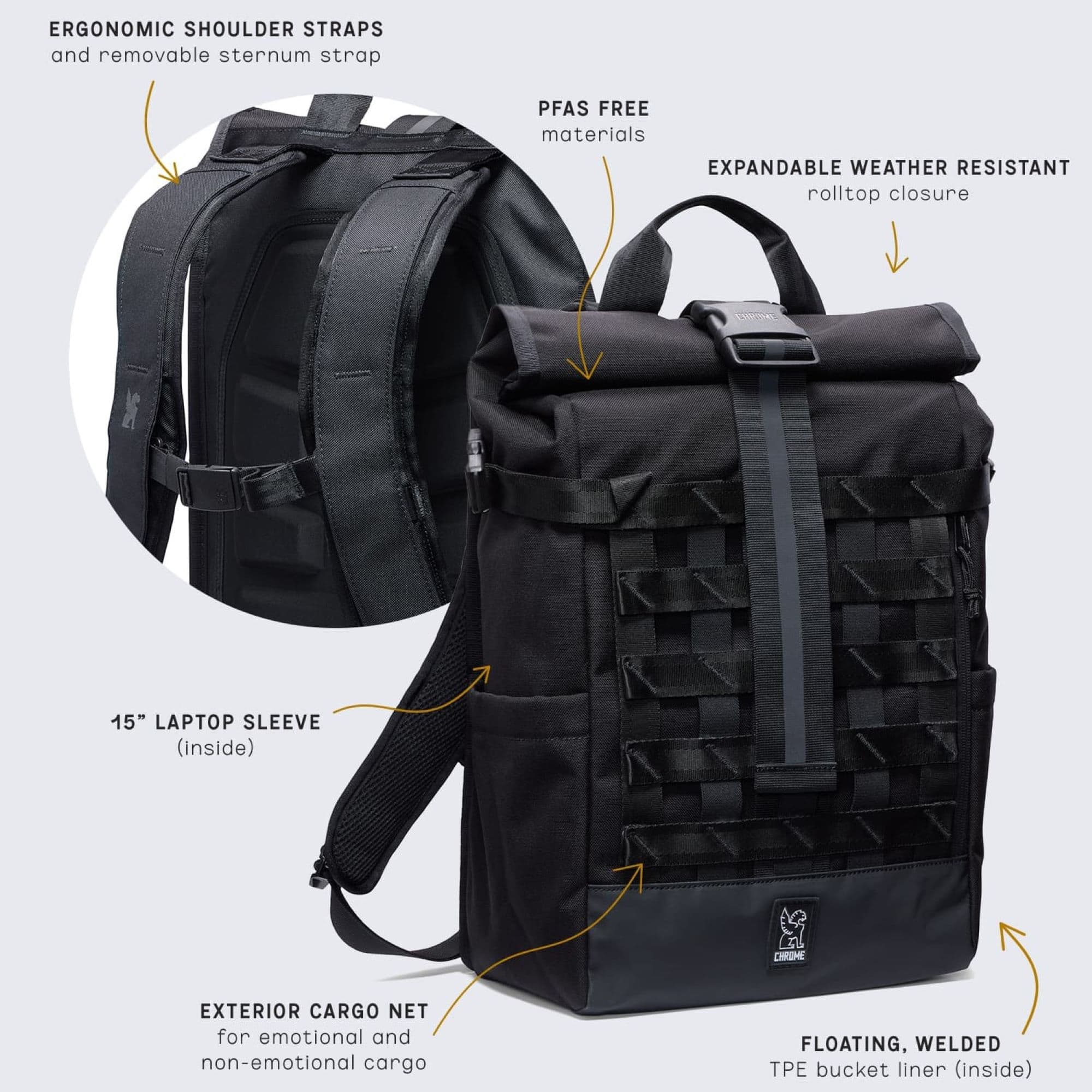 Barrage 18L Waterproof Hiking Backpack - Lightweight & Durable Daypack for Outdoor Adventures, Camping, and Travel