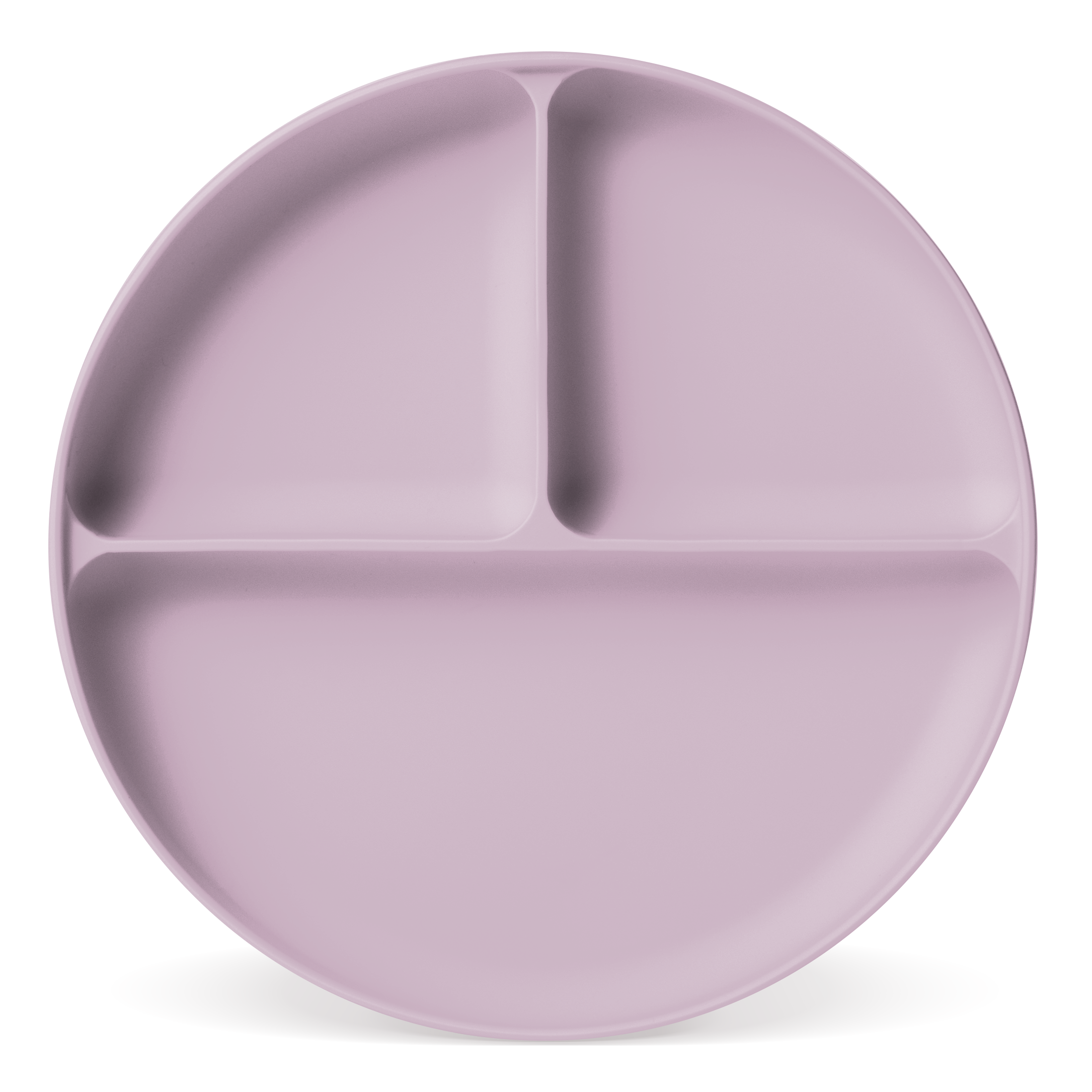 Parker Silicone Partitioned Plate - BPA-Free, Non-Slip Divided Dish for Kids & Adults - Perfect for School Lunches, Picnics, and Meal Prep