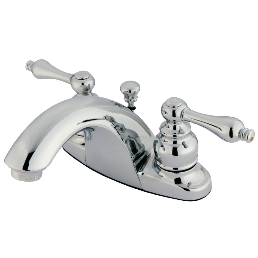 Kingston Brass KB7641AL 4-Inch Centerset Bathroom Faucet - Chrome Finish, Single Handle, Low Lead Compliant for Bathroom Sink Vanity, Perfect for Modern Home & Apartment Renovation
