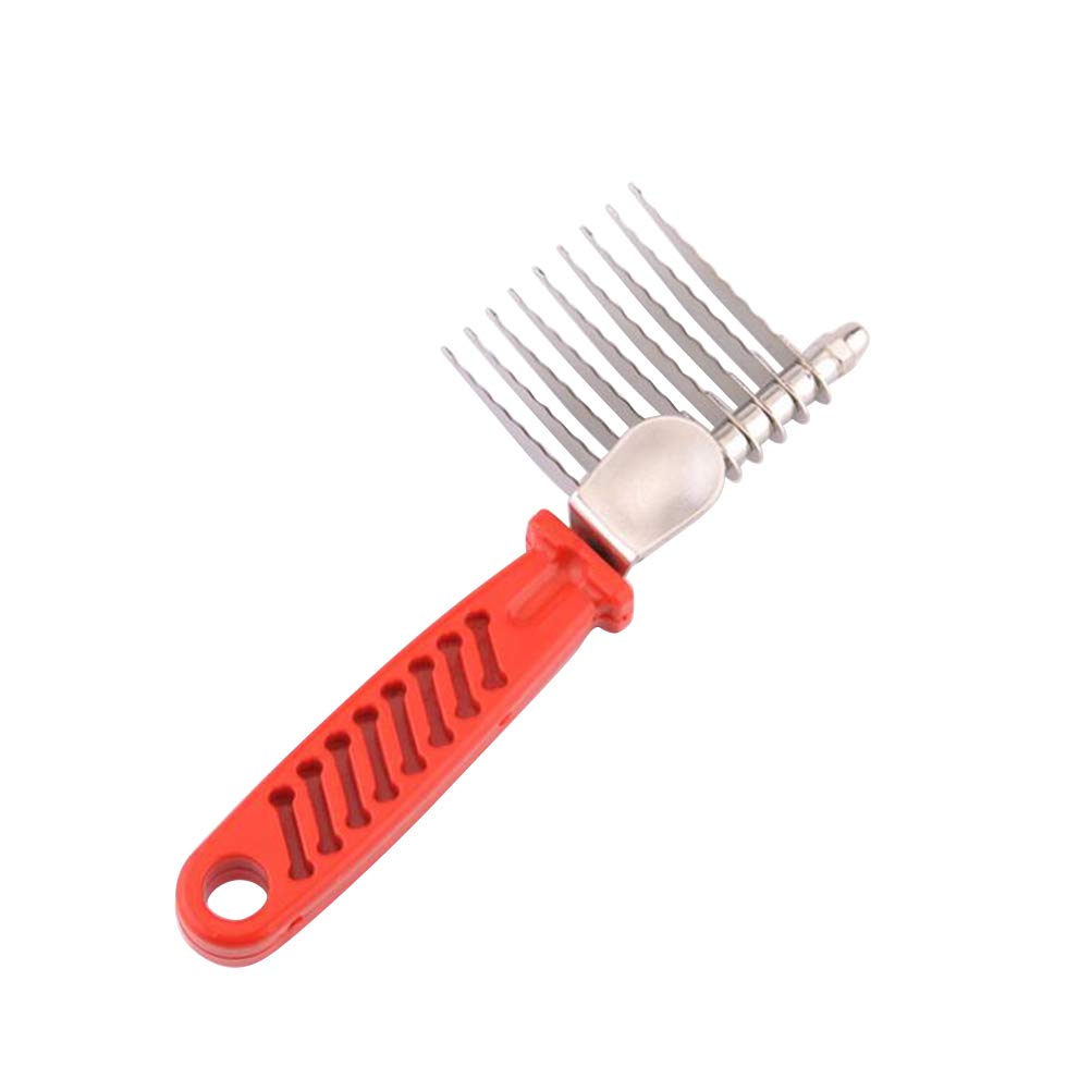 Premium Dog Deshedding Tool - Gentle Knotting Comb for Effective Hair Removal - Perfect for Grooming, Shedding Control & Pet Hair Management at Home
