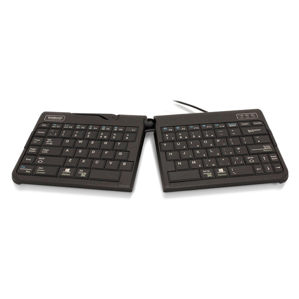 Goldtouch Go!2 Wireless Bluetooth Mobile Keyboard for Foreign Languages - Perfect for Travel, Business & Multilingual Typing on Smartphones & Tablets