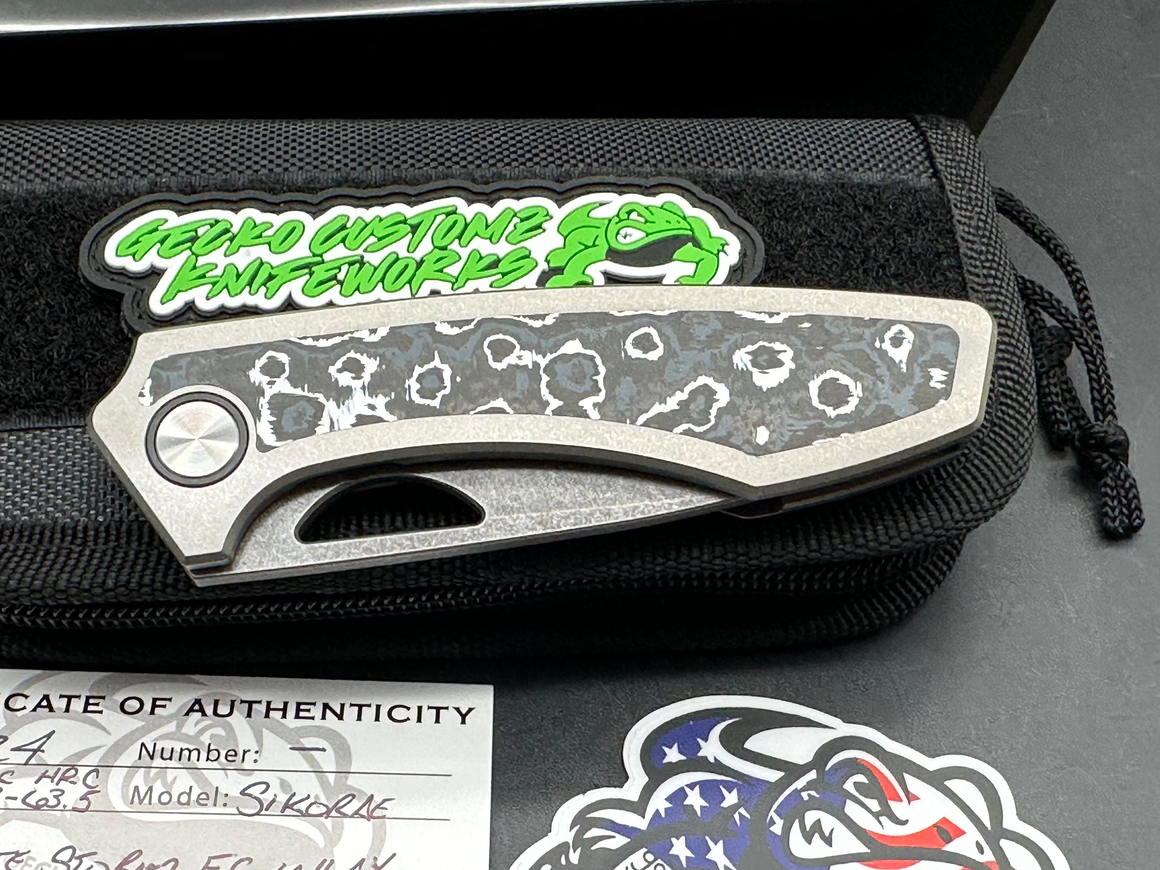 Premium Gecko Customz Sikorae Folding Knife - 3.04