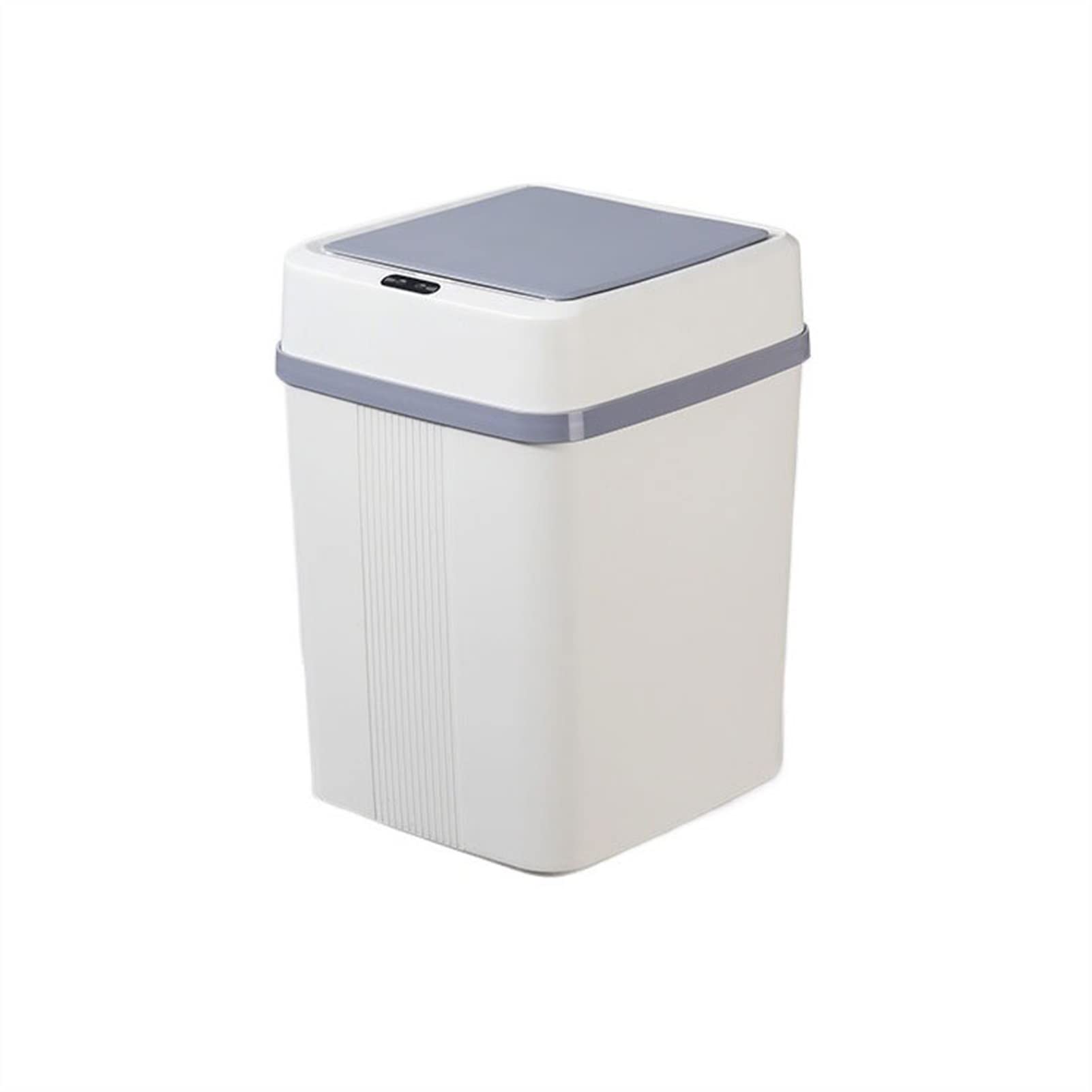 Smart Induction Trash Can 12L - Automatic Touchless Square Garbage Bin for Kitchen, Bathroom, Living Room | Household Waste Storage with Motion Sensor | Hygienic Hands-Free Disposal for Home & Office
