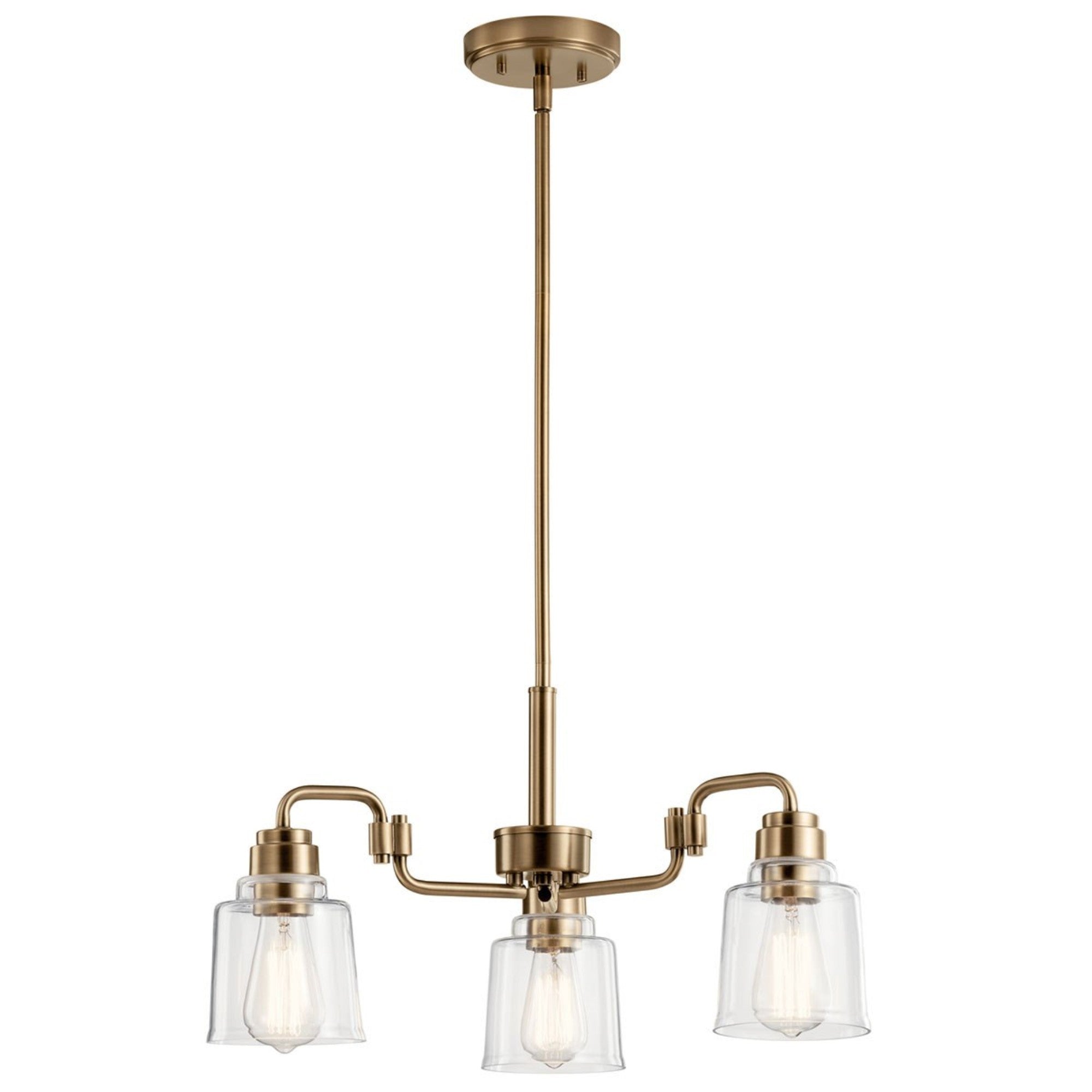 Elegant Aivian Crystal Chandelier - Modern Ceiling Light Fixture for Dining Room, Living Room & Bedroom Decor | Energy Efficient LED Lighting