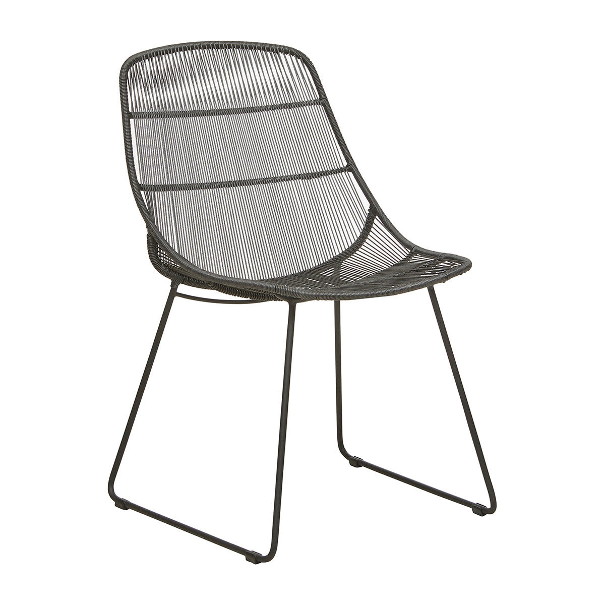 Granada Scoop Dining Chair - Modern Wooden Kitchen Chair with Upholstered Seat - Perfect for Dining Room, Kitchen, and Breakfast Nook